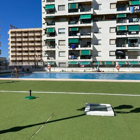 Lejlighed Nuevo Centrico En Primera Linea De Playa Con Vistas Al Mar, Piscina, Aire Acondicionado Y Wifi